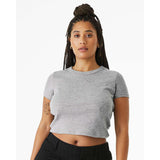 1010 BELLA + CANVAS Women's Micro Rib Baby Tee Athletic Heather