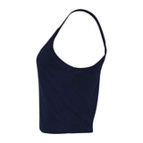 1012 BELLA + CANVAS Women's Micro Rib Spaghetti Strap Tank Solid Navy Blend