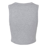 1013 BELLA + CANVAS Women's Micro Rib Muscle Crop Tank Athletic Heather