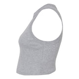 1013 BELLA + CANVAS Women's Micro Rib Muscle Crop Tank Athletic Heather