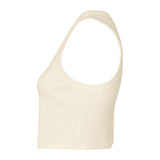 1013 BELLA + CANVAS Women's Micro Rib Muscle Crop Tank Solid Natural Blend