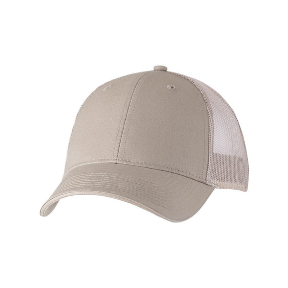 S102 Valucap Sandwich Trucker Cap Khaki