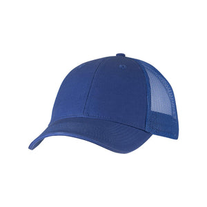 S102 Valucap Sandwich Trucker Cap Royal