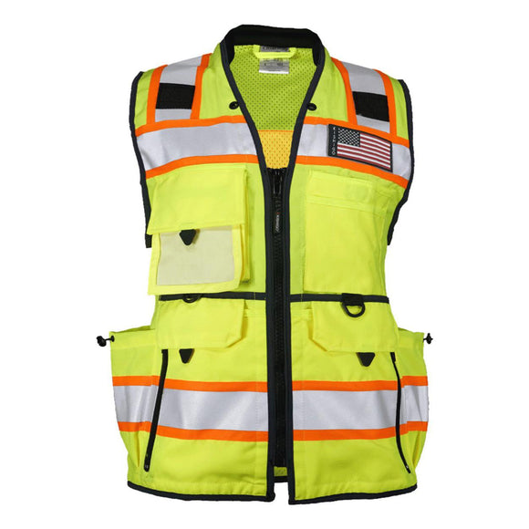 1824 Kishigo Women’s Ultimate Construction Class 2 Vest Lime