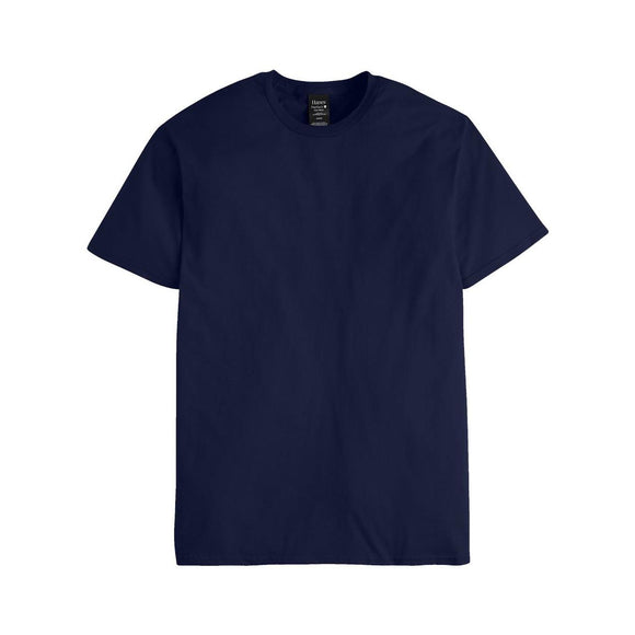 498PT Hanes Perfect-T DTG T-Shirt Navy