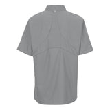 046X Chef Designs Mimix™ Short Sleeve Chef Coat with OilBlok Grey