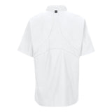 046X Chef Designs Mimix™ Short Sleeve Chef Coat with OilBlok White