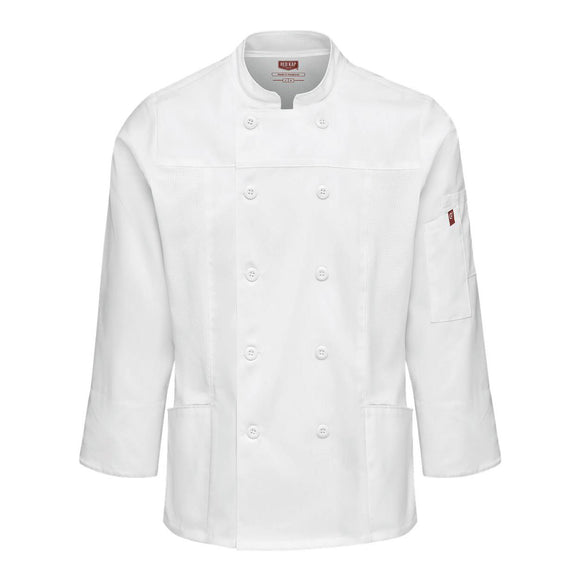 053W Chef Designs Women's Deluxe Airflow Chef Coat White