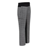 0P1W Chef Designs Women's Airflow Chef Pants Grey/ Black Plaid