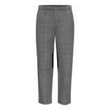 0P2M Chef Designs Airflow Chef Pants with Back Panels Grey/ Black Plaid