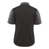 501W Chef Designs Women's Poplin Airflow Cook Shirt with OilBlok Charcoal/ Black