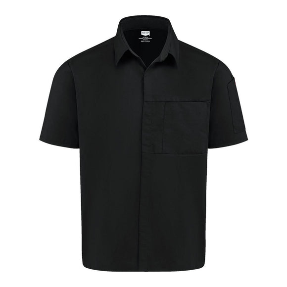 502M Chef Designs Poplin Airflow Cook Shirt with OilBlok Black