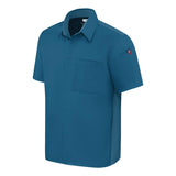 502M Chef Designs Poplin Airflow Cook Shirt with OilBlok Teal