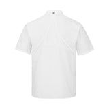 502X Chef Designs Mimix™ Short Sleeve Cook Shirt with OilBlok White