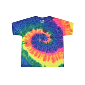 1160 Colortone Toddler Tie-Dyed T-Shirt Neon Rainbow