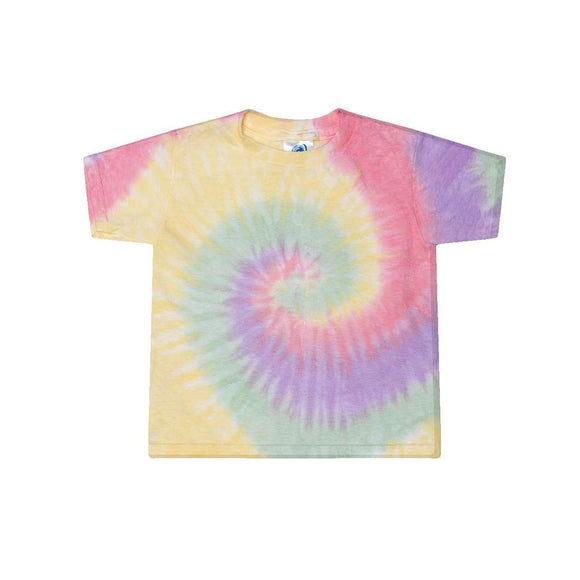 1160 Colortone Toddler Tie-Dyed T-Shirt Zen Rainbow