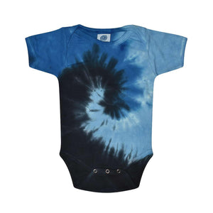 5100 Colortone Infant Tie-Dyed Onesie Blue Ocean