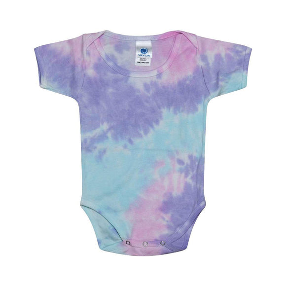 5100 Colortone Infant Tie-Dyed Onesie Cotton Candy