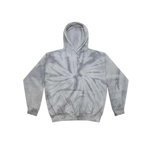 8777 Colortone Tie-Dyed Hooded Sweatshirt Spider Silver