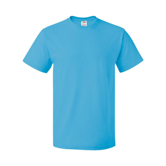 3930R Fruit of the Loom HD Cotton Short Sleeve T-Shirt Aquatic Blue