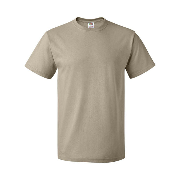 3930R Fruit of the Loom HD Cotton Short Sleeve T-Shirt Khaki