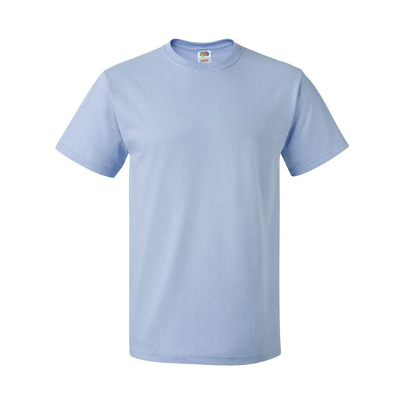 3930R Fruit of the Loom HD Cotton Short Sleeve T-Shirt Light Blue