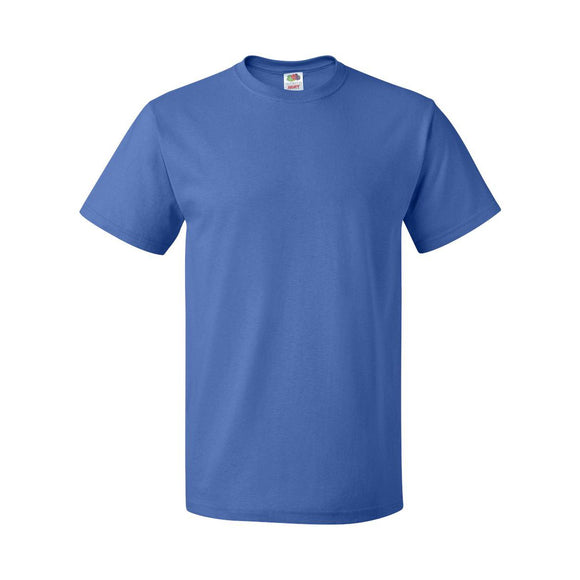 3930R Fruit of the Loom HD Cotton Short Sleeve T-Shirt Royal