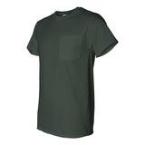 3930PR Fruit of the Loom HD Cotton T-Shirt with a Pocket Forest Green