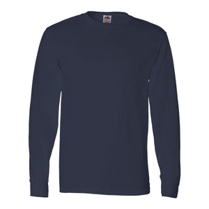 4930R Fruit of the Loom HD Cotton Long Sleeve T-Shirt J. Navy