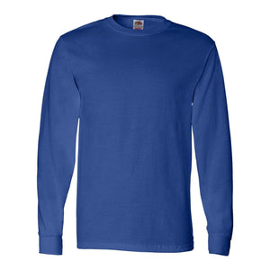 4930R Fruit of the Loom HD Cotton Long Sleeve T-Shirt Royal