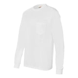 5596 Hanes Authentic Long Sleeve Pocket T-Shirt White