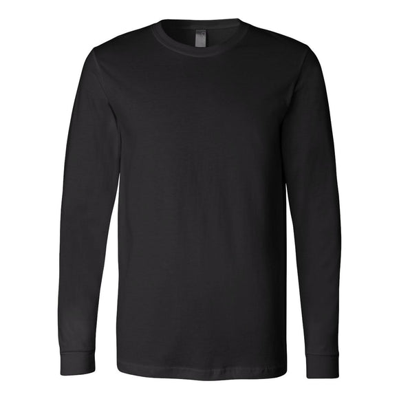 3501 BELLA + CANVAS Unisex Jersey Long Sleeve Tee Black