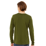 3501 BELLA + CANVAS Unisex Jersey Long Sleeve Tee Olive