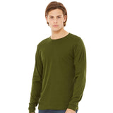 3501 BELLA + CANVAS Unisex Jersey Long Sleeve Tee Olive