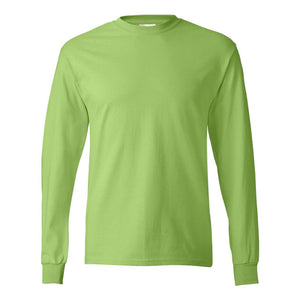 5586 Hanes Authentic Long Sleeve T-Shirt Lime