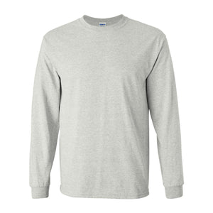 2400 Gildan Ultra Cotton® Long Sleeve T-Shirt Ash