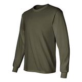 2400 Gildan Ultra Cotton® Long Sleeve T-Shirt Military Green