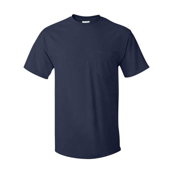 5590 Hanes Authentic Pocket T-Shirt Navy