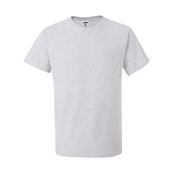 29MPR JERZEES Dri-Power® 50/50 T-Shirt with a Pocket Ash