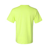 29MPR JERZEES Dri-Power® 50/50 T-Shirt with a Pocket Safety Green