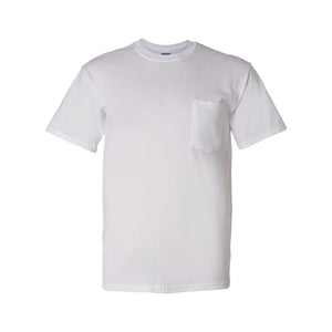 8300 Gildan DryBlend® Pocket T-Shirt White