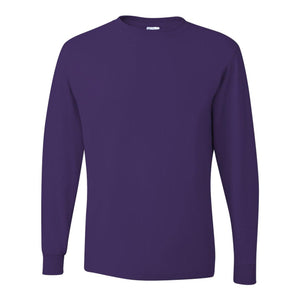 29LSR JERZEES Dri-Power® Long Sleeve 50/50 T-Shirt Deep Purple