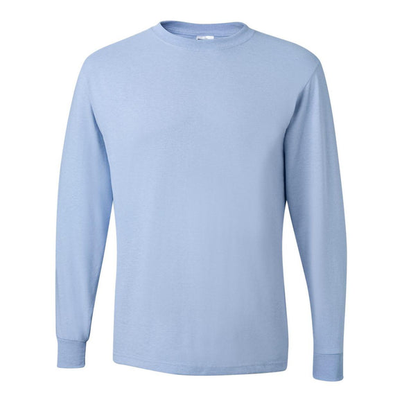 29LSR JERZEES Dri-Power® Long Sleeve 50/50 T-Shirt Light Blue