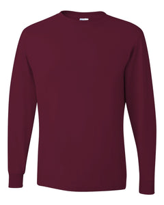 29LSR JERZEES Dri-Power® Long Sleeve 50/50 T-Shirt Maroon