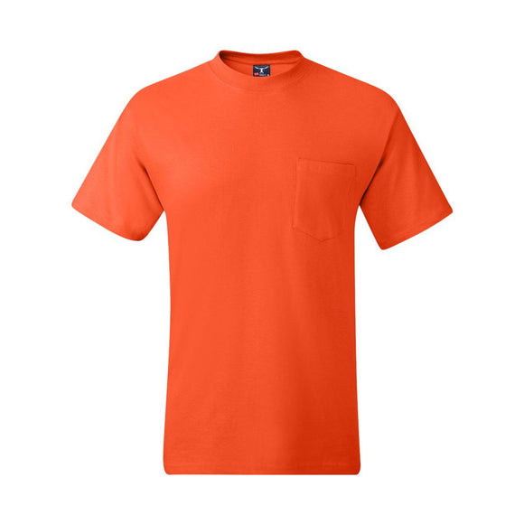 5190 Hanes Beefy-T® Pocket T-Shirt Orange