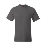 5190 Hanes Beefy-T® Pocket T-Shirt Smoke Grey