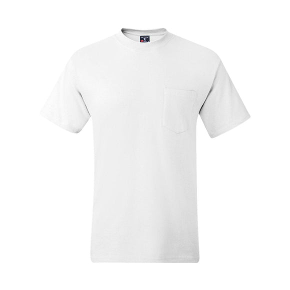 5190 Hanes Beefy-T® Pocket T-Shirt White