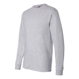 5186 Hanes Beefy-T® Long Sleeve T-Shirt Light Steel