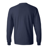 5186 Hanes Beefy-T® Long Sleeve T-Shirt Navy