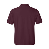 054X Hanes Ecosmart® Jersey Polo Maroon